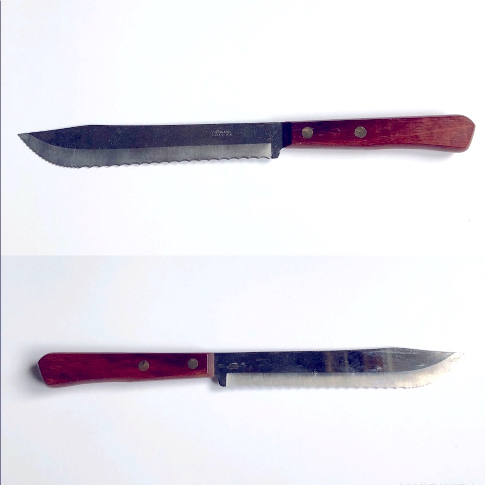 Vintage ROBINSON Stainless Knife 11.5” Serrated